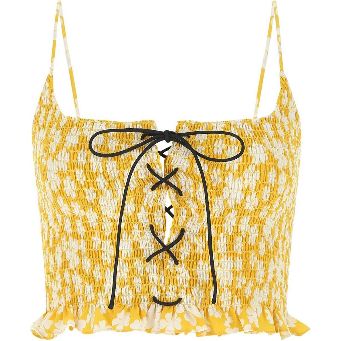 MIU MIU Camisole Women's Yellow