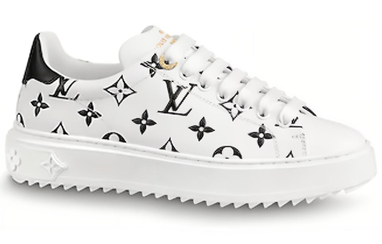 LOUIS VUITTON Lv Time Out Sneakers Black/White Women's