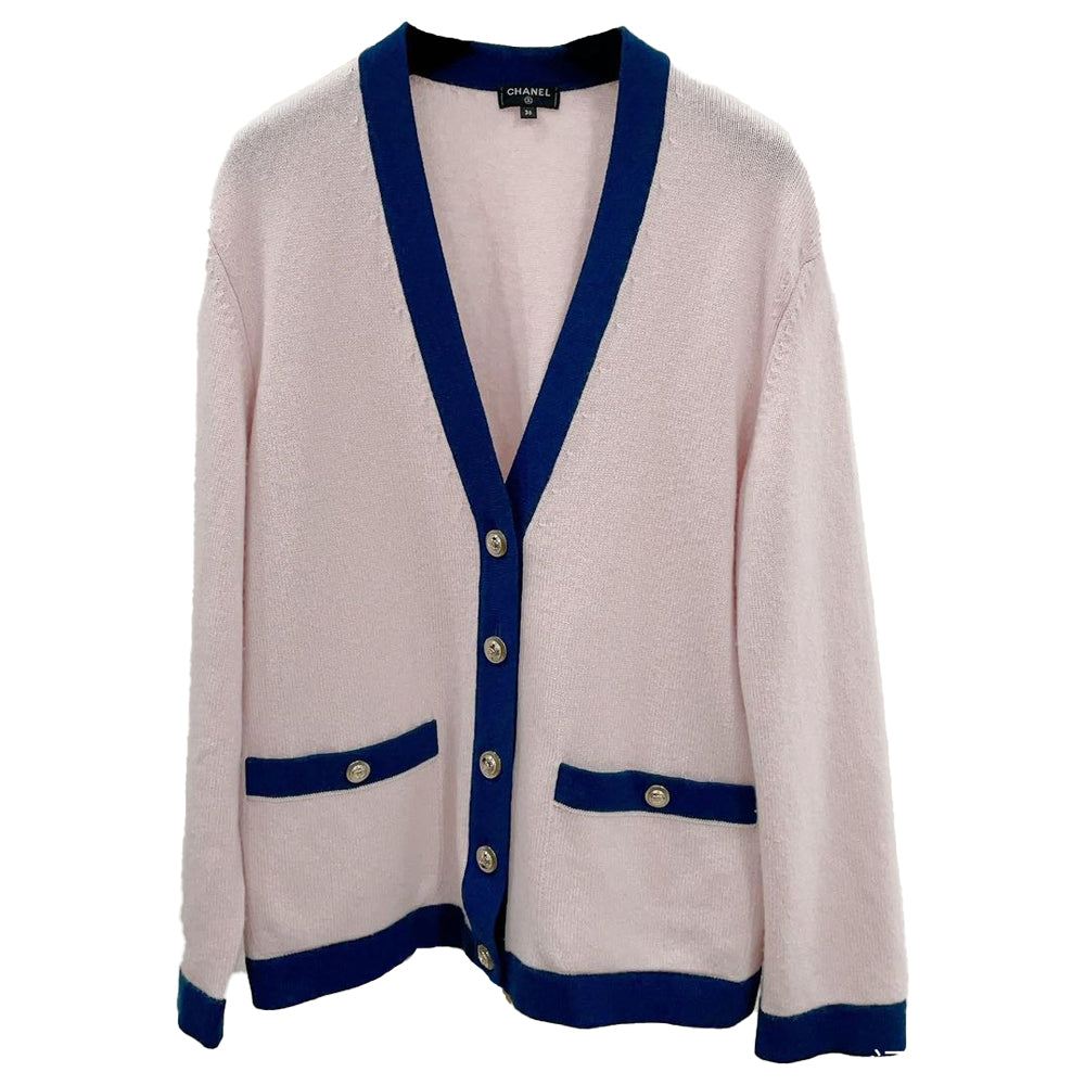 CHANEL Cashmere Sweater Women's Pink