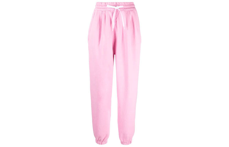 MIU MIU Knitted Sweatpants Women's Pink