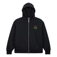 Converse x Daily Paper Hooded Fleece Jacket 'Black' 10027826-001