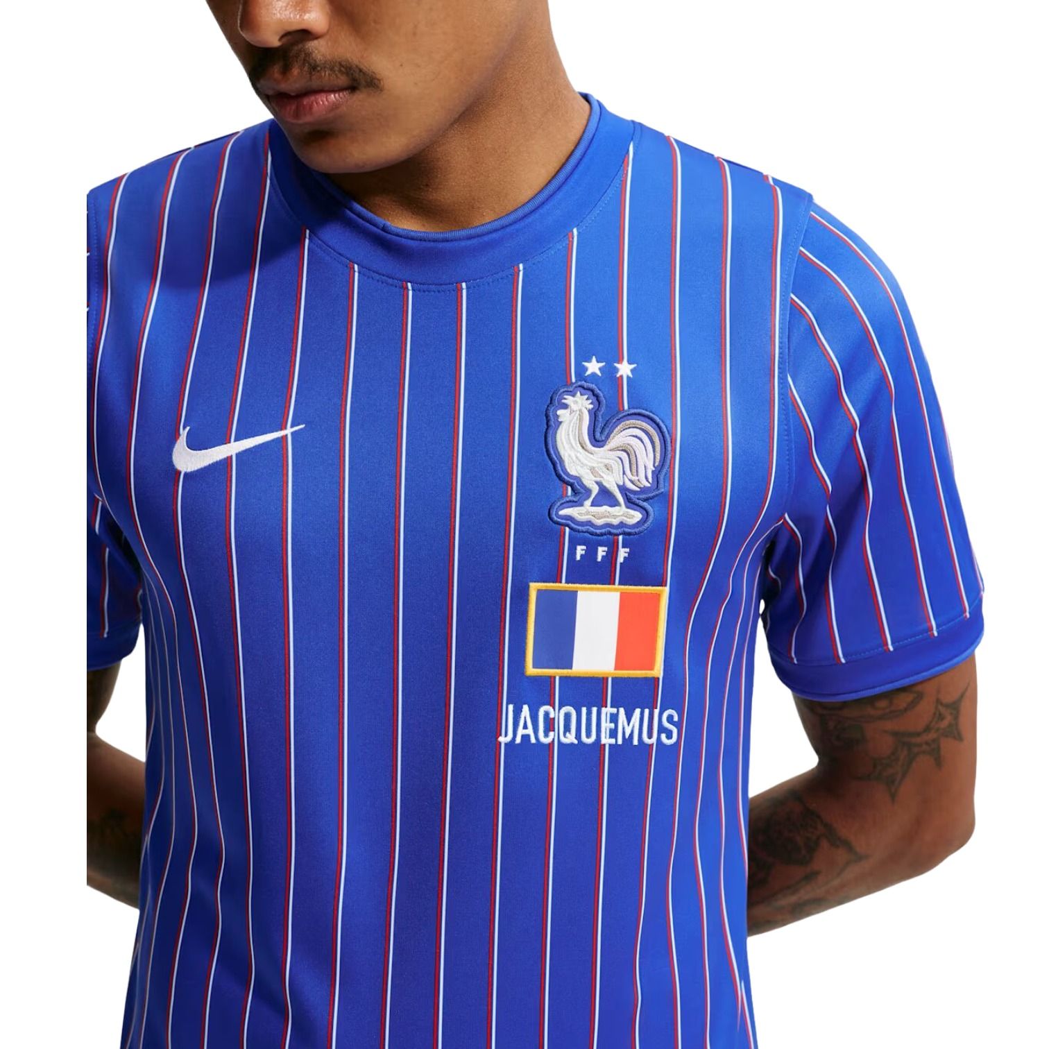 Nike x France x Jacquemus Cryoshot Dri-FIT T-Shirt 'Game Royal' IH1674-480