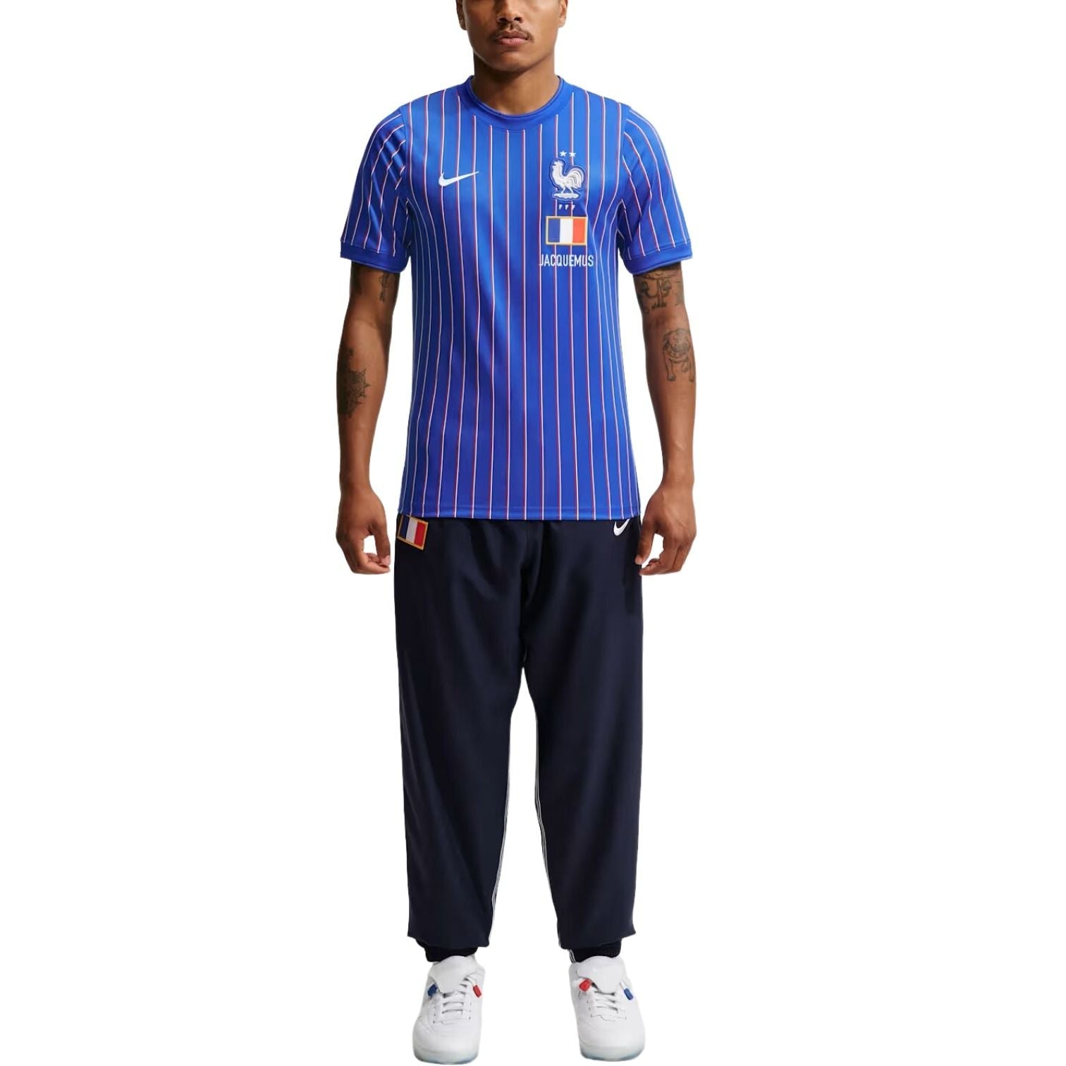Nike x France x Jacquemus Cryoshot Dri-FIT T-Shirt 'Game Royal' IH1674-480