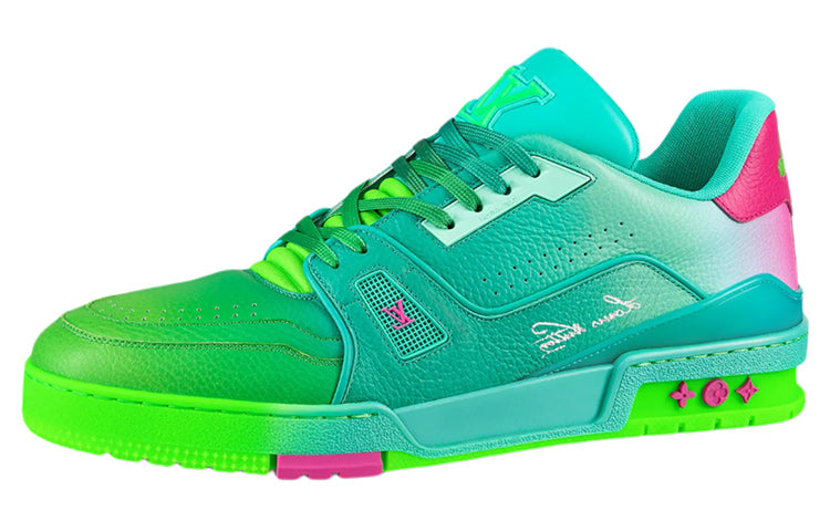 LOUIS VUITTON Trainer Sneakers 'Teal Green'