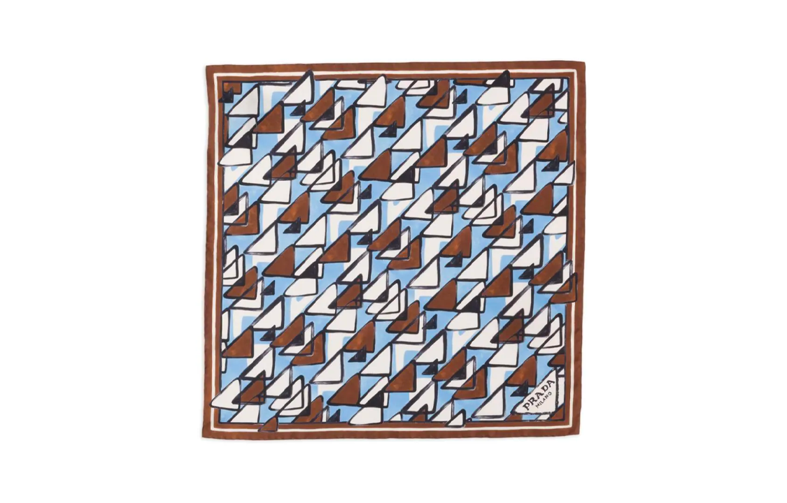 PRADA Geometric print Scarf