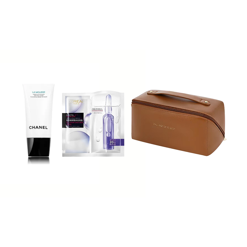 CHANEL Gentle Purifying Foam Cleanser With Camellia Milk Facial Cleanser Skincare Sets Clean 150ml/150ml*2 Puffy
