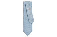 HERMES Ties Men Sky Blue