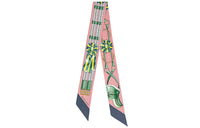 HERMES Silk Scarves Women's Pink