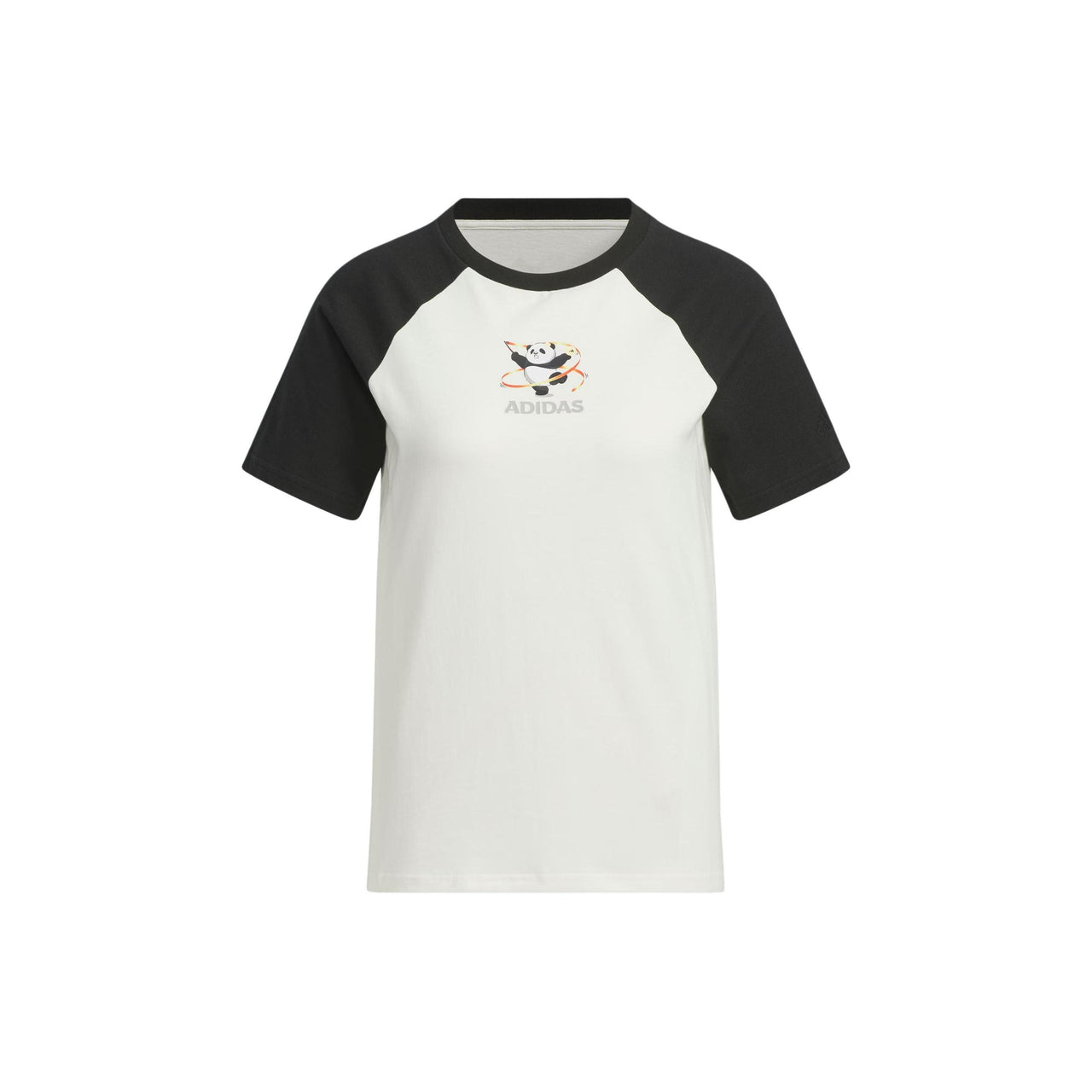 (WMNS) adidas China T-Shirt 'White Black' JI6867