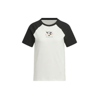 (WMNS) adidas China T-Shirt 'White Black' JI6867