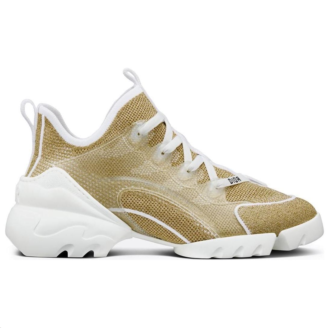 DIOR D Connect Gold Tone White Women's