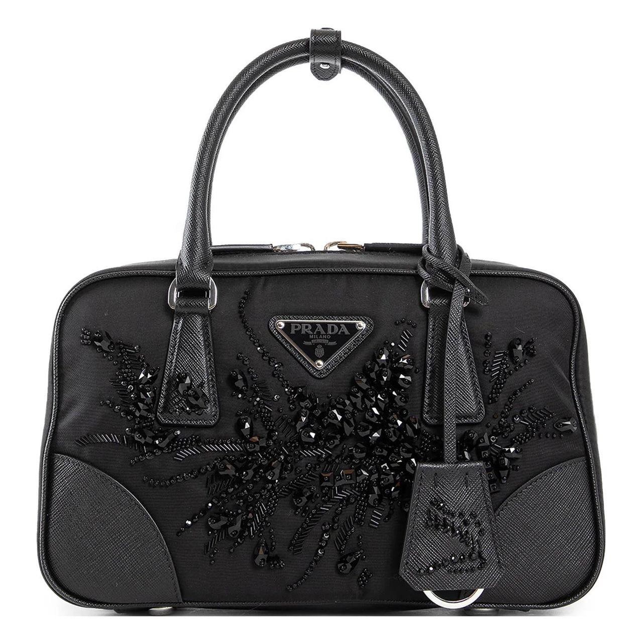 PRADA Nylon Shoulder Bag, Crossbody Bag, Handbag Women's Black