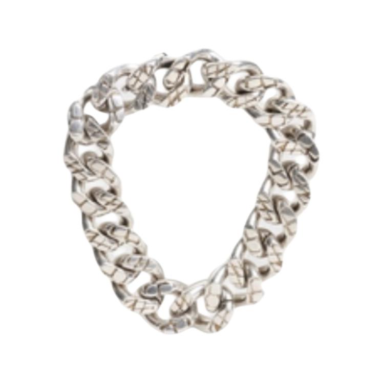 CELINE Brass Bracelets Unisex Silver