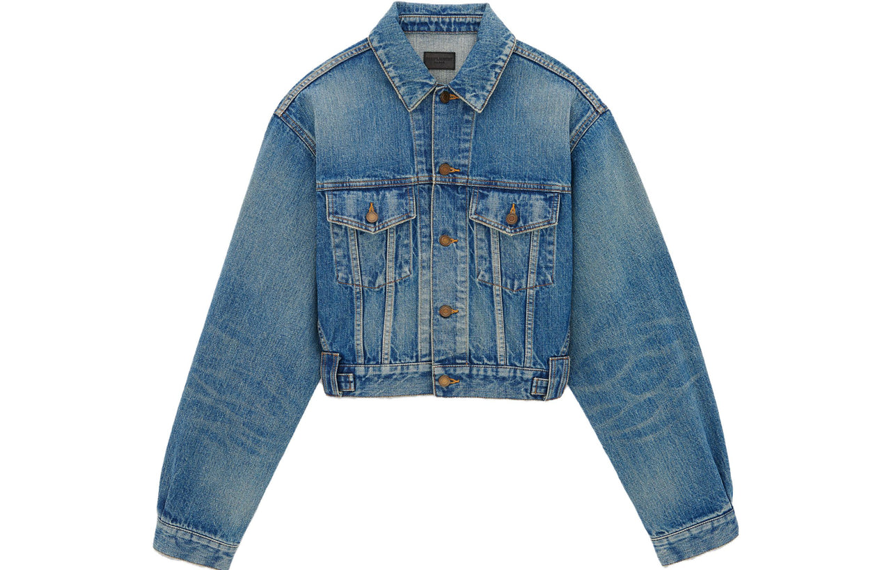 SAINT LAURENT 80s Denim Jacket 'Japan Vinttage Blue'