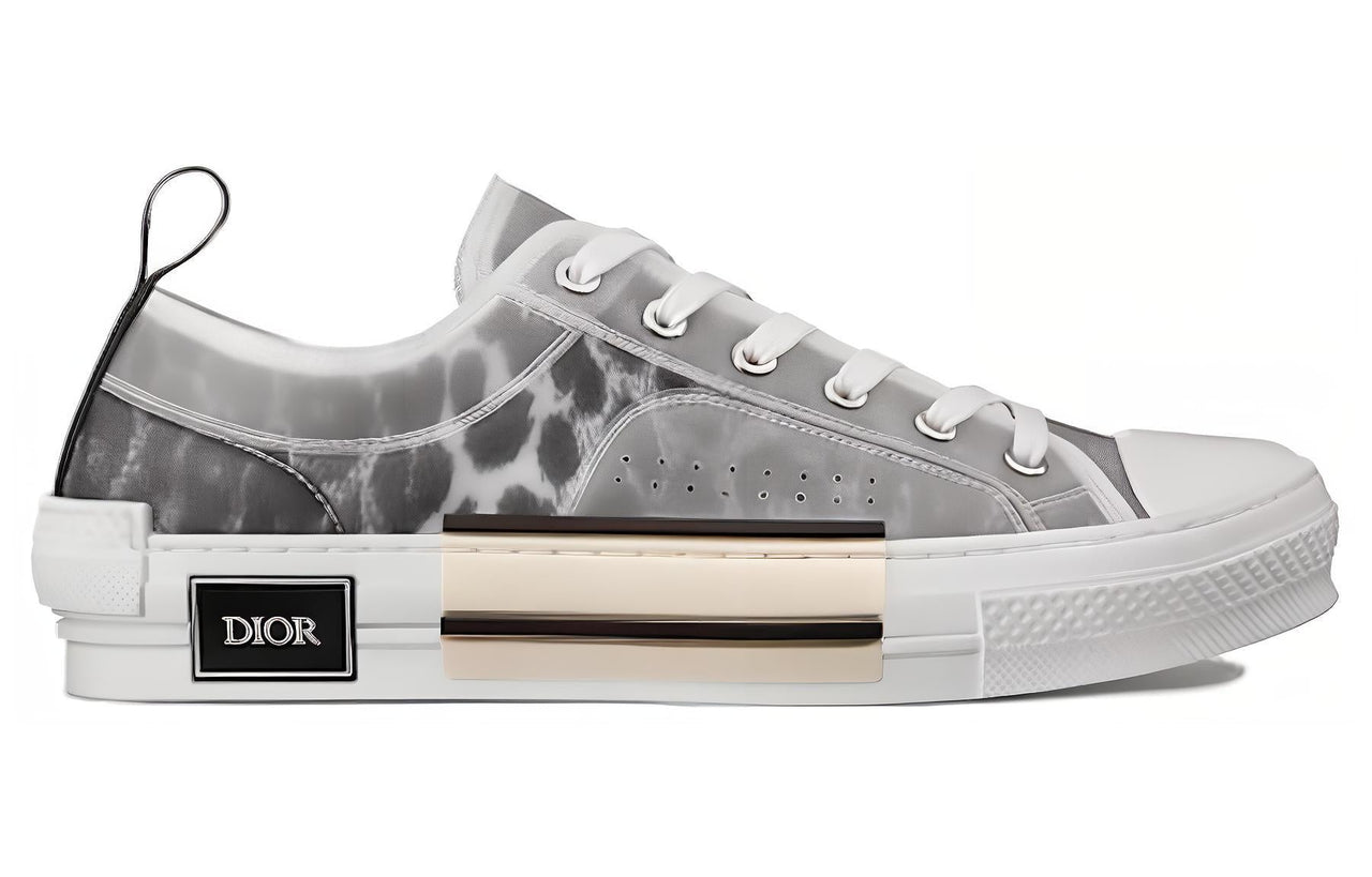 DIOR B23 Low Top Grey Leopard
