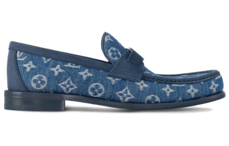 LOUIS VUITTON Loafers Men's Blue