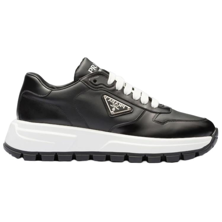 PRADA Cushioning Low-Top Sports Casual Shoes Women's Black
