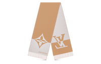 LOUIS VUITTON Knit Scarves Men's Umber