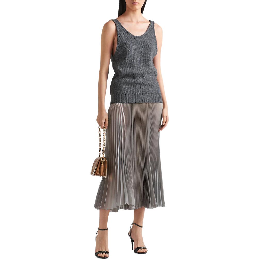 PRADA Holiday FW22 Sweater Women's Slate Gray