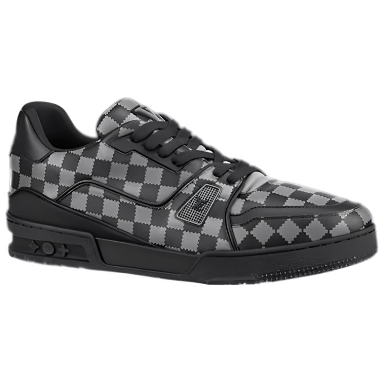 LOUIS VUITTON X Nigo Trainers 'Grey Plaid'