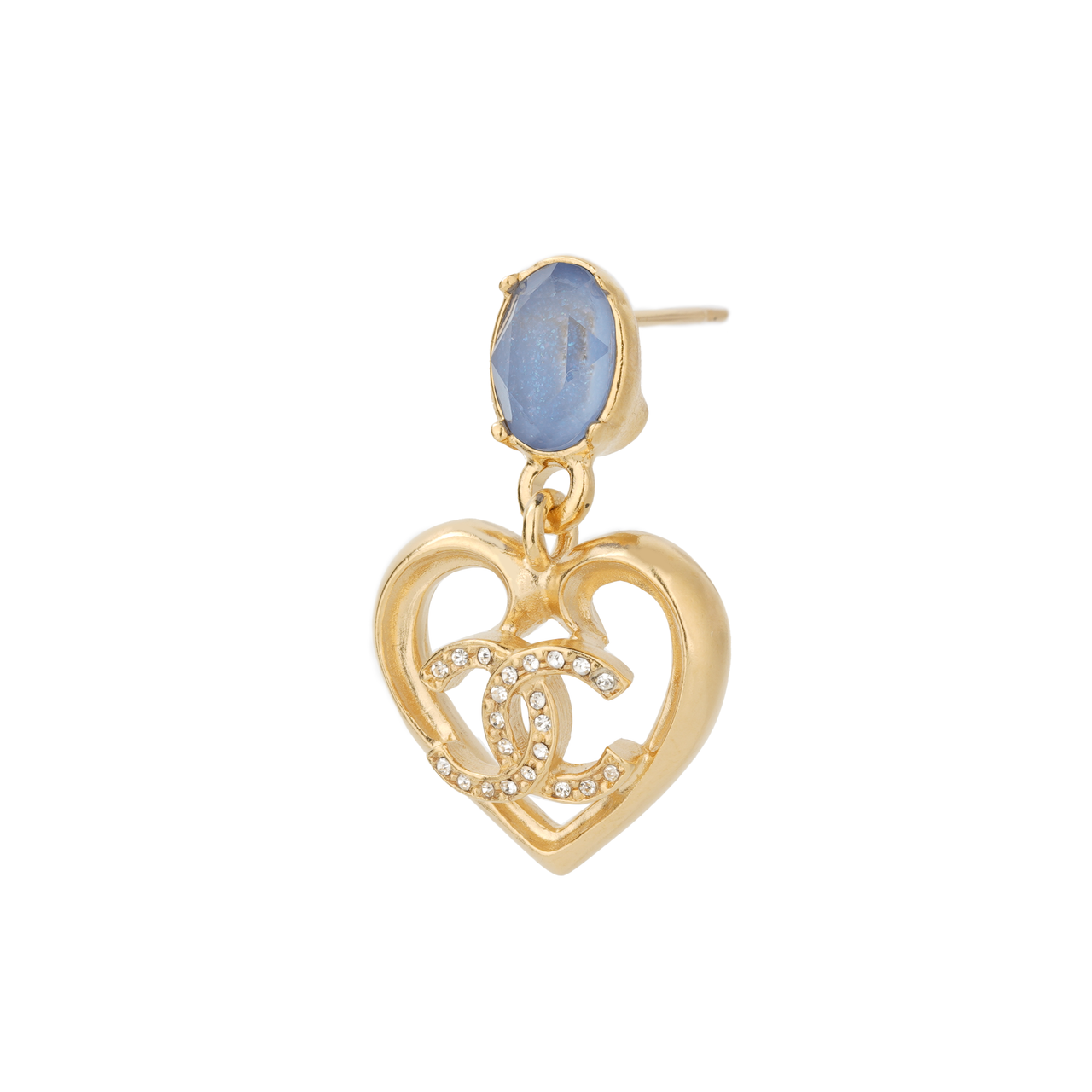 CHANEL Earrings Women's Gold