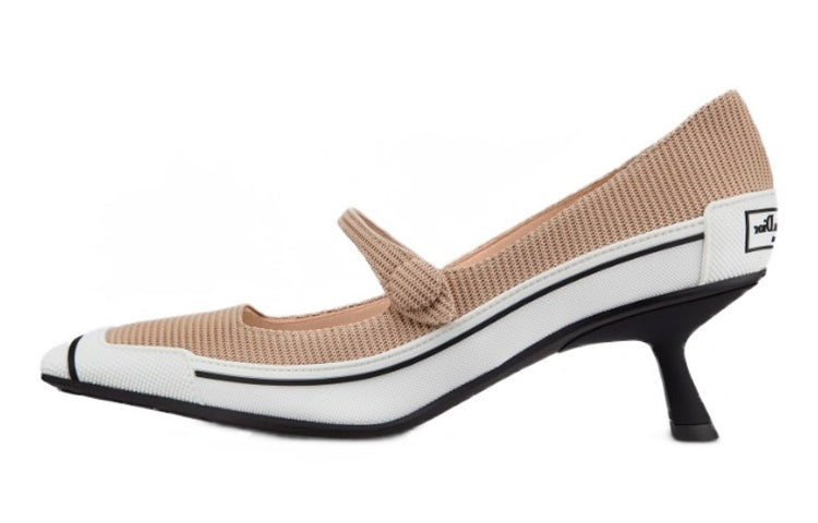 DIOR D-Motion Slim Heel High Heels Women's Beige