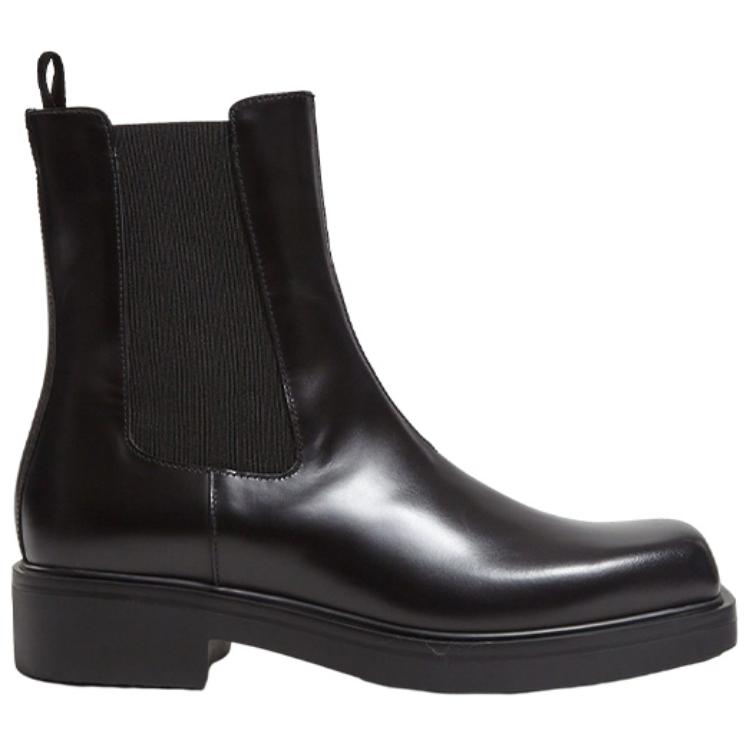 PRADA Short Chelsea Boots Men's Black
