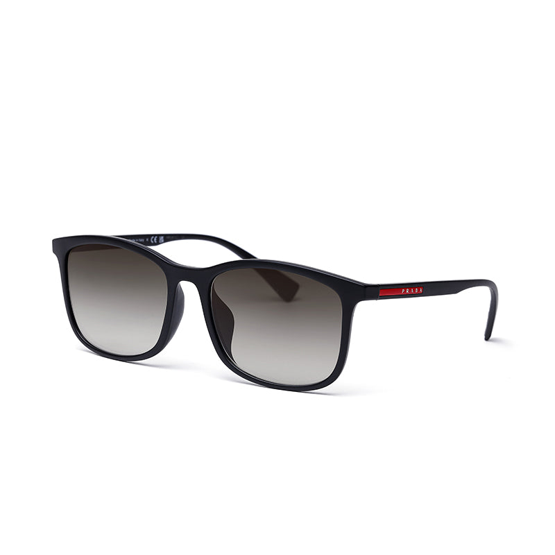 PRADA Plate Frame Square Ink Lenses Unisex Black