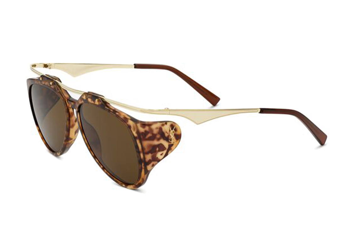 SAINT LAURENT Amelia Aviator Sunglasses