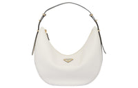 PRADA Leather Portable One Shoulder Bag Regular Women's White