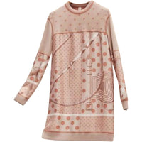 HERMES Long-Sleeved Dresses Women's Beige