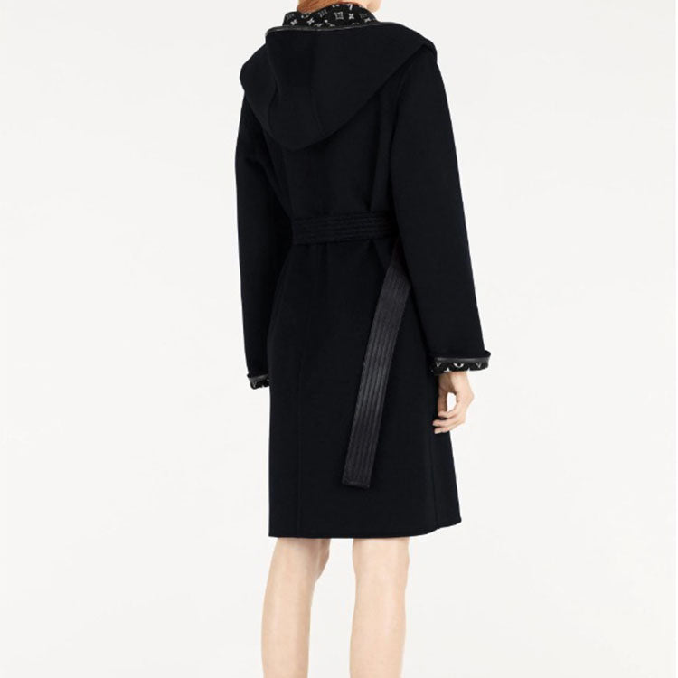 LOUIS VUITTON Coat Women's Black