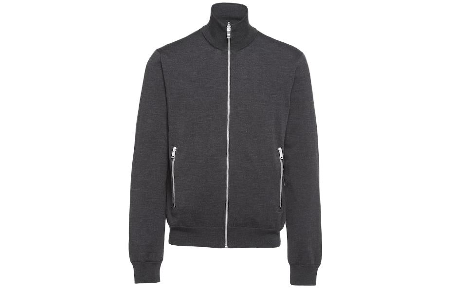 PRADA Jackets Men Coal Gray