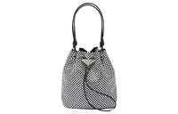 PRADA Fabric Bucket Bags Shoulder Bag Crossbody Bag Handbag Mini Women's Black