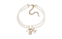 CHANEL Necklaces Women's White