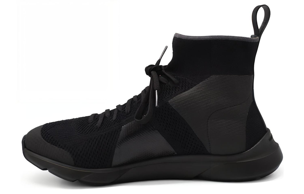 DIOR B21 Mid-Top Casual Shoes Men's Black