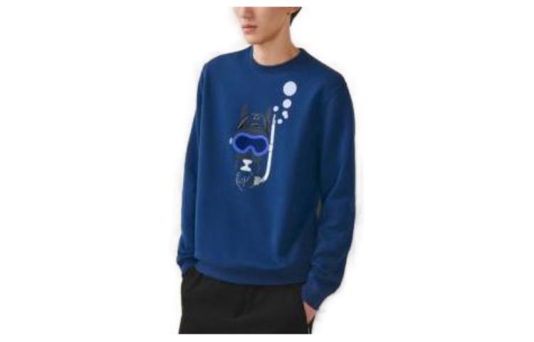 HERMES Sweatshirts Men Blue