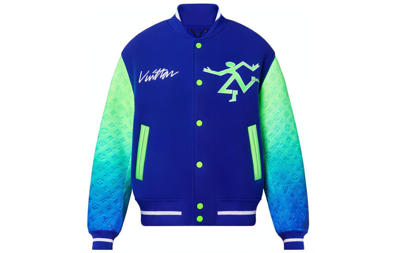 LOUIS VUITTON Mix Gradient Leather Bomber