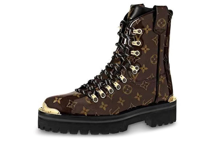 LOUIS VUITTON Monogram Ankle Boots