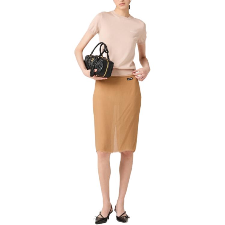 MIU MIU T-Shirt Women's Light Beige