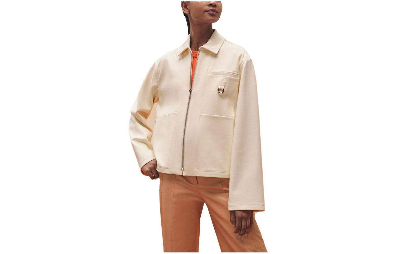 HERMES Jackets Women's Ecru