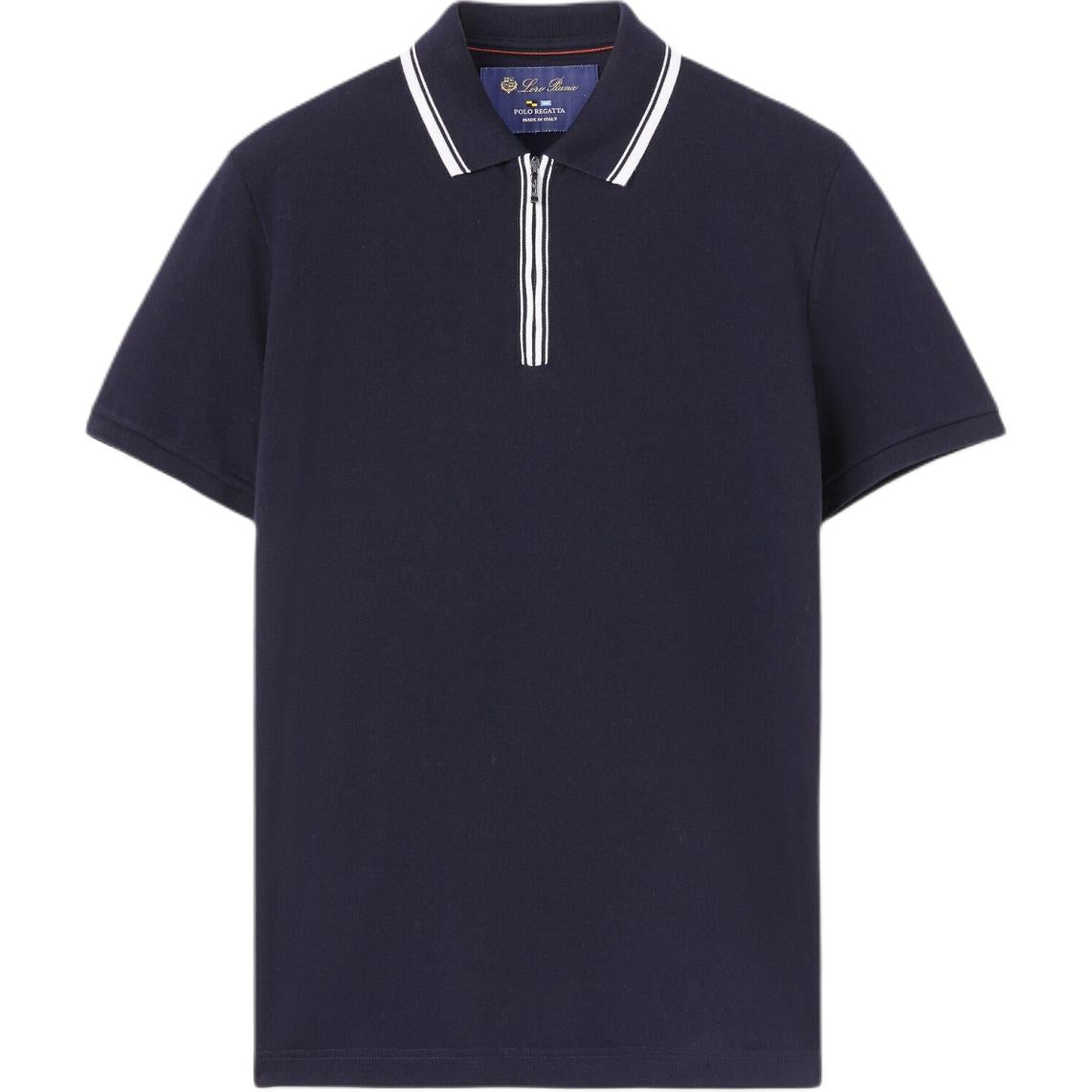 Loro Piana Polo Shirt Men's Marine Blue