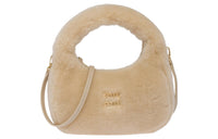 MIU MIU Wander Series Sheepskin Hobo Bag Shoulder Bag Crossbody Handbag Women's Light Brown