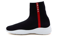 PRADA Cushioning, Slip Resistant, Abrasion Resistant, Thermal High Top Casual Shoes Women's Black