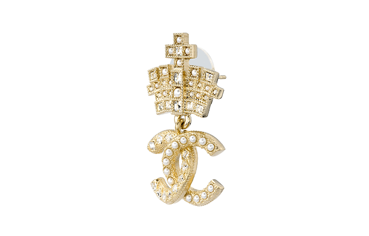 CHANEL Logo Brooch
