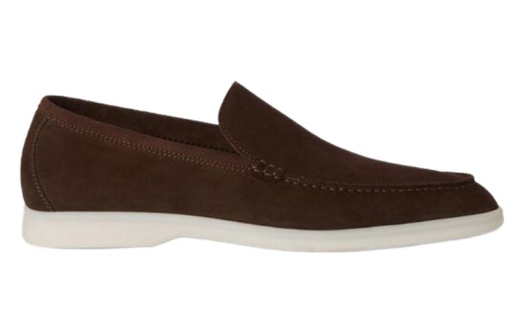 Loro Piana Summer Walk Loafers Men's Chocolate