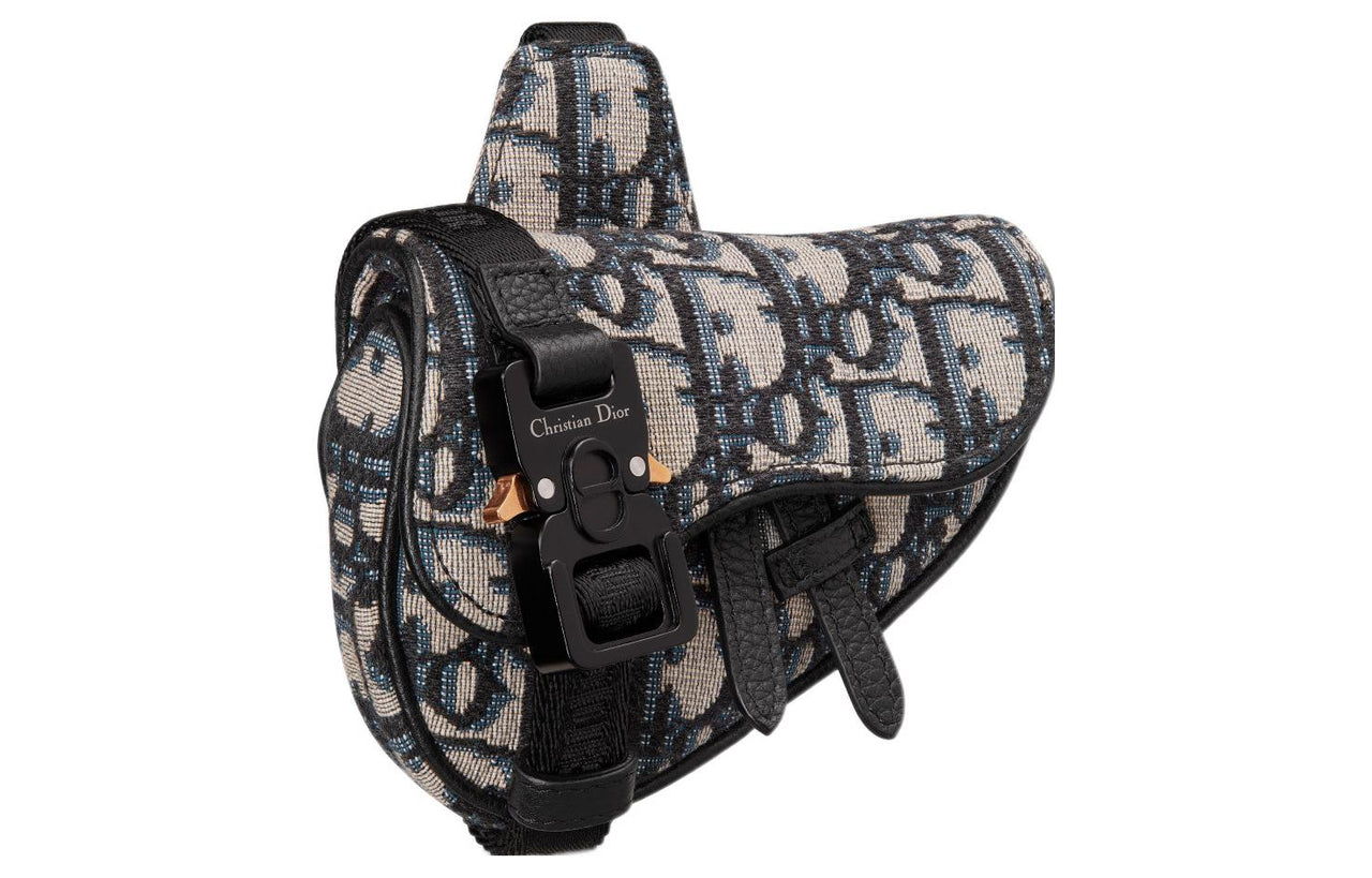 DIOR Saddle Oblique Print Saddle Bag, Crossbody Bag, Shoulder Bag Men's