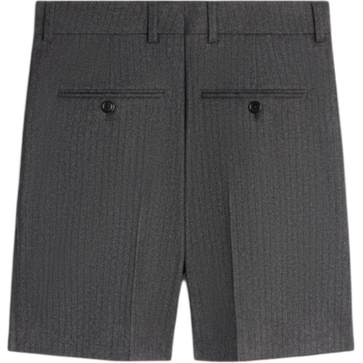 CELINE Men's Shorts In Cashmere And Wool Flannel