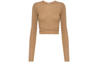 MIU MIU SS21 Knitwear Women's Camel Brown