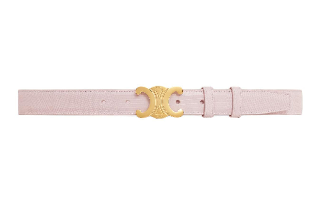 CELINE Medium Triomphe Belt In Lizard